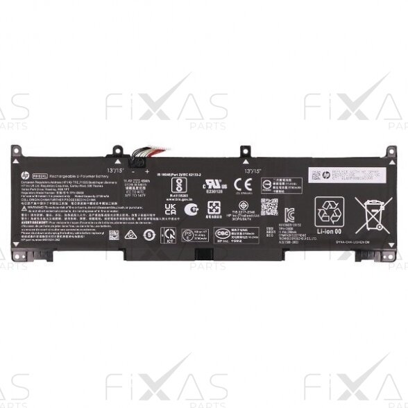 HP ProBook 430 G8 / 440 G8 / 445 G8 / 450 G8 / 630 G8 / 640 G8 / 650 G8 11.4V 45Wh 3.79Ah akumuliatorius (Service Pack)