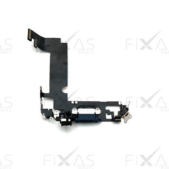 iPhone 12 mini charging port flex cable (Blue) (Original / Used)