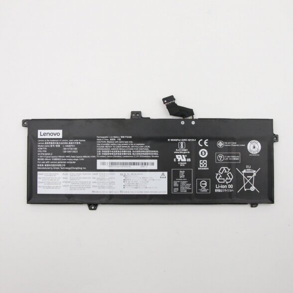 Lenovo ThinkPad X13 Gen 1 / X390 / X395  48 Wh 11.46V akumuliatorius (Service Pack)