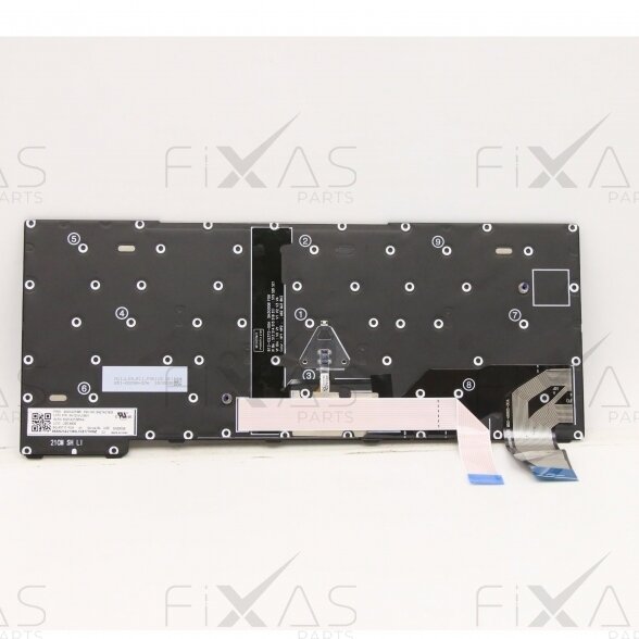 Lenovo ThinkPad X13 Gen 2 klaviatūra (International) (Service Pack) 1