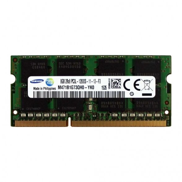 Samsung 8GB PC3L-12800S DDR3L 1600 Mhz SODIMM (Original / Used)