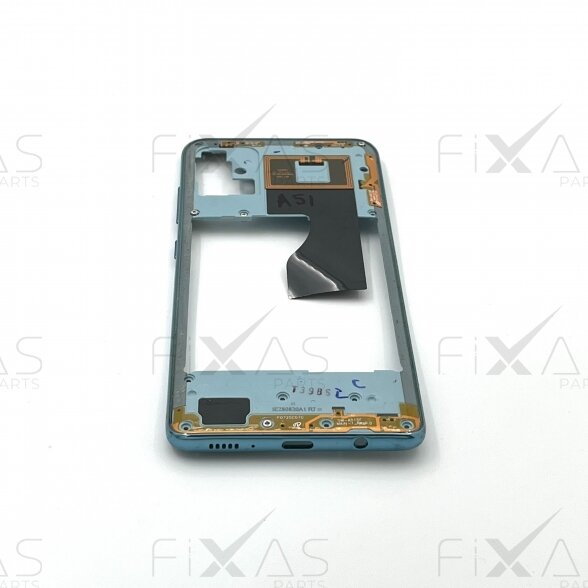 Samsung Galaxy A51 (A515) middle frame (Prism Crush Blue) (Original / Used)