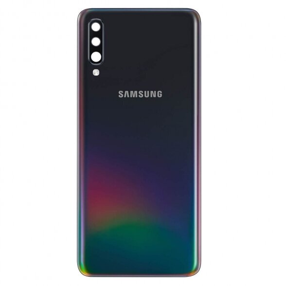 Samsung Galaxy A70 (SM-A705F) galinis dangtelis (Black) (Service Pack)